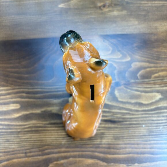 Vintage Enesco Boxer Dog Coin Bank Ceramic Boxer Figurine for Boxer Breed Owner - Picture 8 of 14